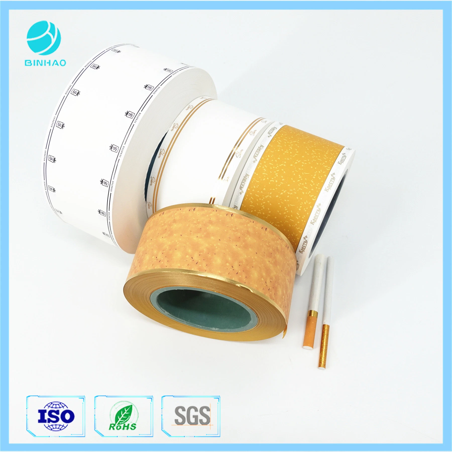 Hologram Printing Tipping Paper on Gd Machine Wrapping Filter Rod Paper