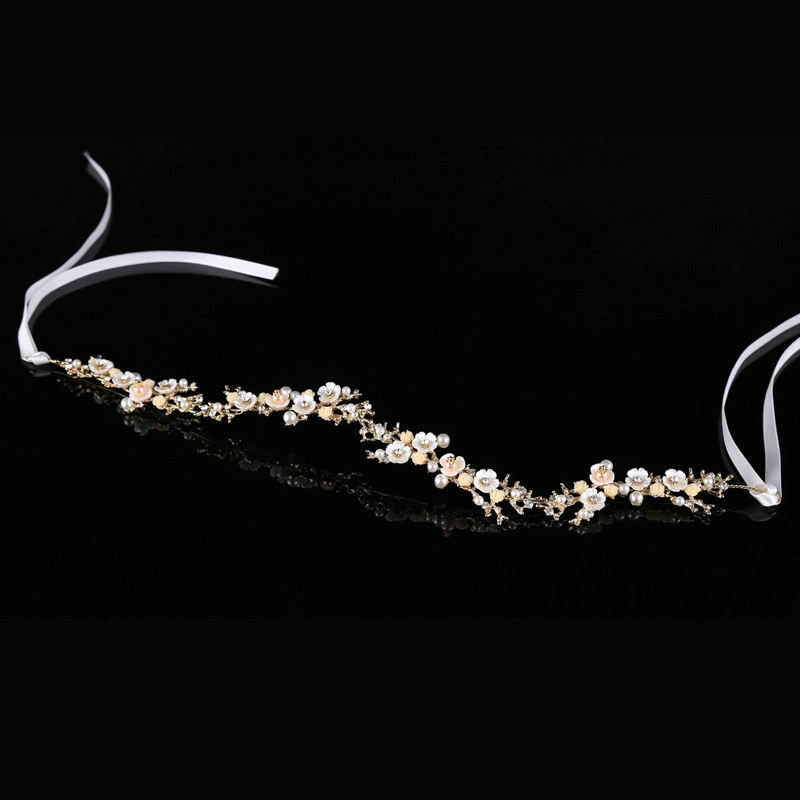 Luxuriöse Kristall Strass Diamanten Perlen Zweig Tiara Krone Hochzeitsfeier Haarschmuck Für Braut-Haarschmuck