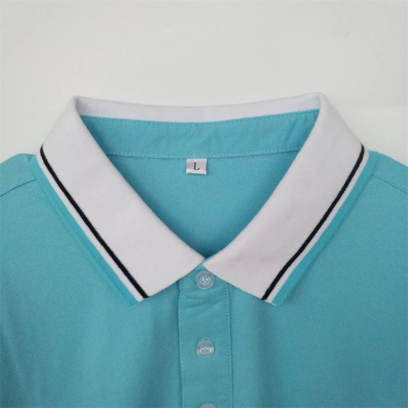 Hot Selling Customized Logo Golf T Shirt 100% Cotton Knitted Brand Work High quality/High cost performance  Custom Pique Polo Shirt