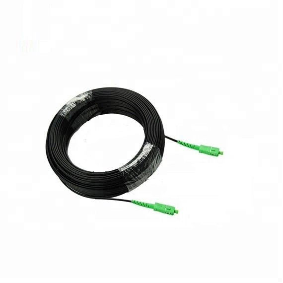 Upc, APC Ferrule Type FTTH Bow Type Drop Fiber Optic Patch Cord Sc APC Upc for Optical Fiber Communication