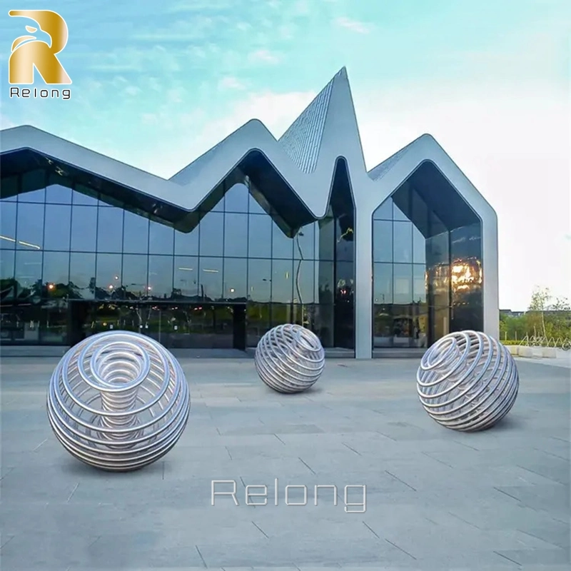 High quality/High cost performance  Abstract Metal Garden Sculpture Stainless Steel Water Feature Fountain