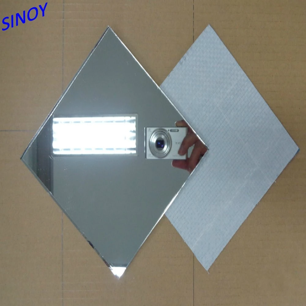 Sliding Door Mirror with Safety Vinyl Back Film