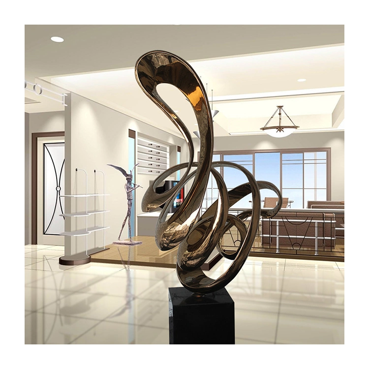 Decoration Modern Art Sculpture Abstract Stainless Steel Sculpture