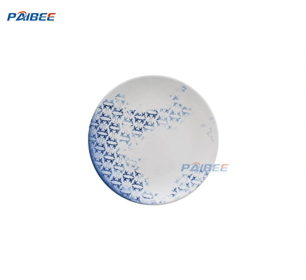 Paibee Porcelain Plate Set Dinnerware Set Dinner Plate Home Plate Kitchenware Set Restaurant Plate