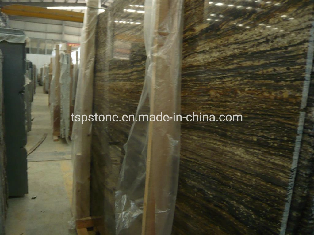 Golden Thunder River Granite Slab