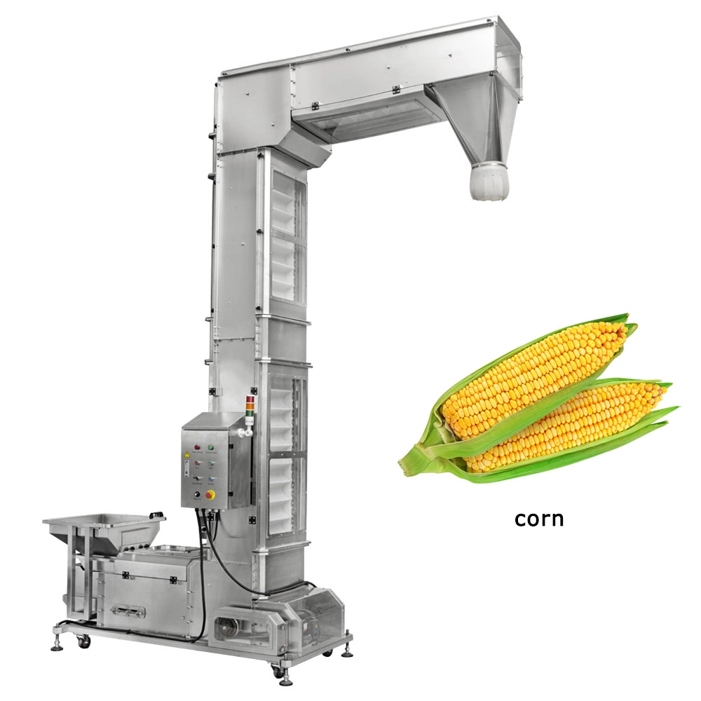 Elevador de cuchara para la industria alimentaria proveedores de la banda de cucharón transportador para Momordica Charantia