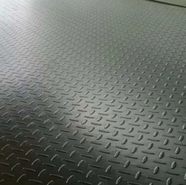 ASTM A36 Hot Rolled Black Mild Steel Checkered Plate, Low Temperature Carbon Checkered Steel