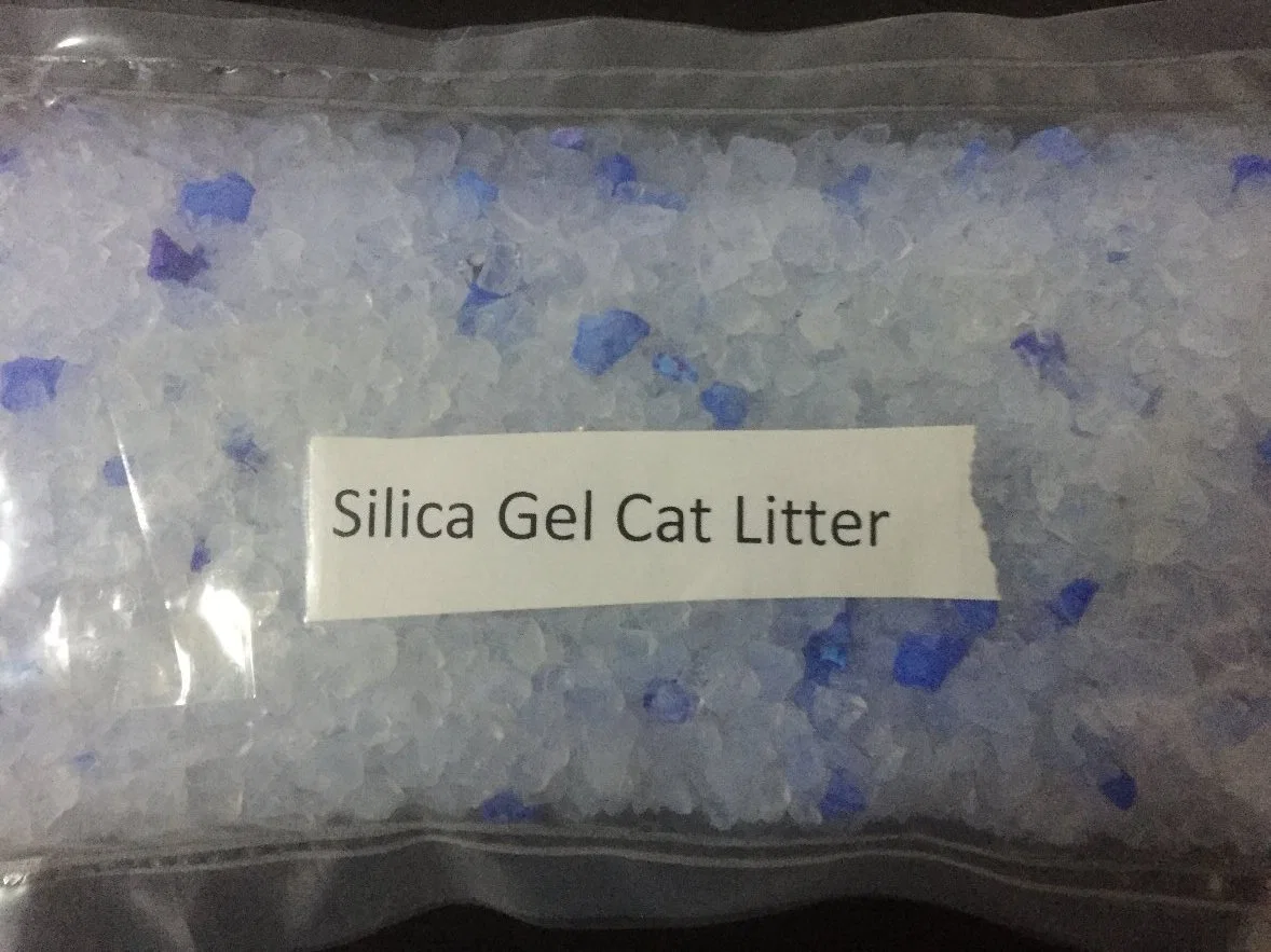 Accessoires pour animaux de compagnie Fabricant Prix vente en gros de l'eau forte absorption de l'environnement Meilleur contrôle des odeurs des toilettes propres cristal de gel de silice litière Kitty Cat Sands