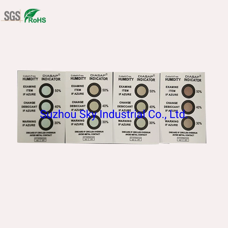 China Supply Common Humidity Indicator Card