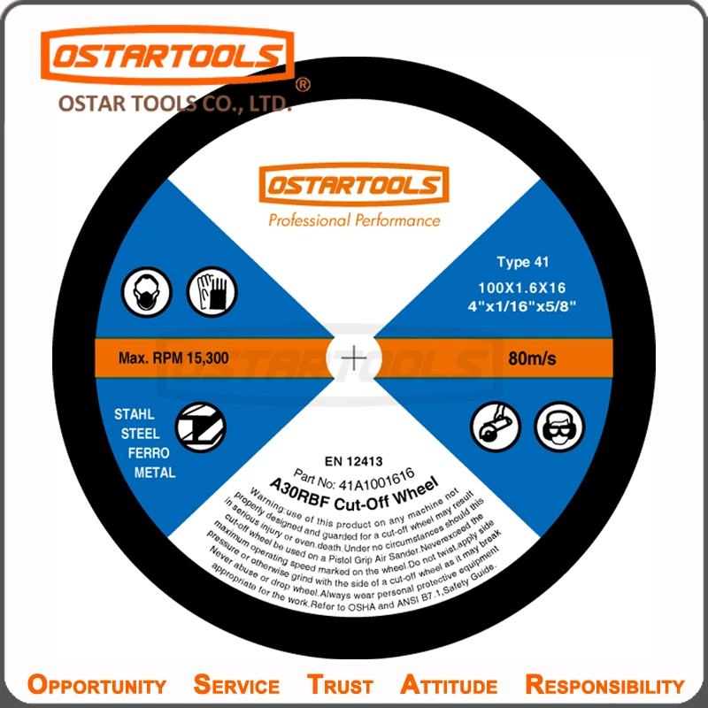 Abrasive Cutting Disc to Cut Steel Inox Ferro-Metal with High Performance