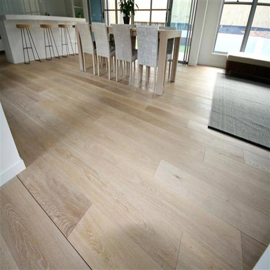 Piso em Madeira White Oak Engineered/Piso em madeira dura/Piso Timbe para decoração de interiores