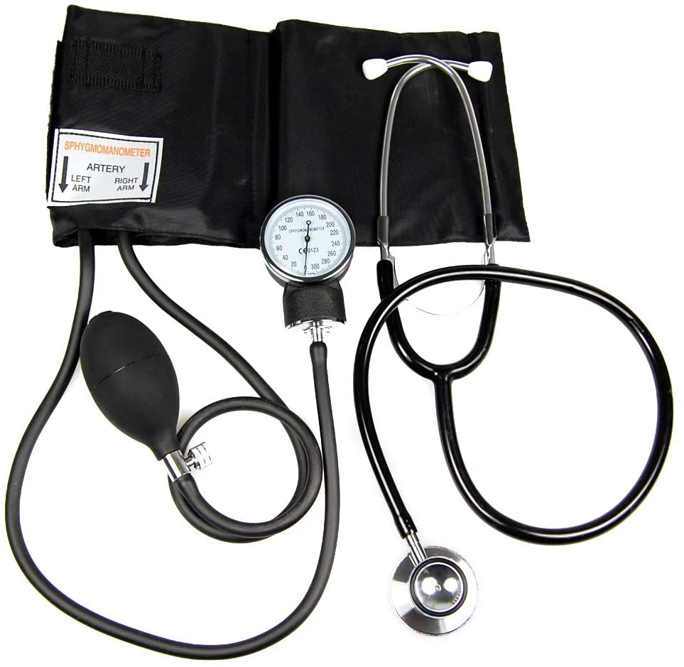 Single Head/Dual Head Stethoscope Blood Pressure Monitor Tensiometro Aneroid Sphygmomanometer Manual Tensiometer