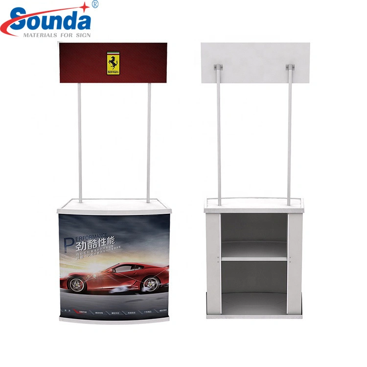 Exhibition Event Advertising Display Desk Plastic Stable Counter