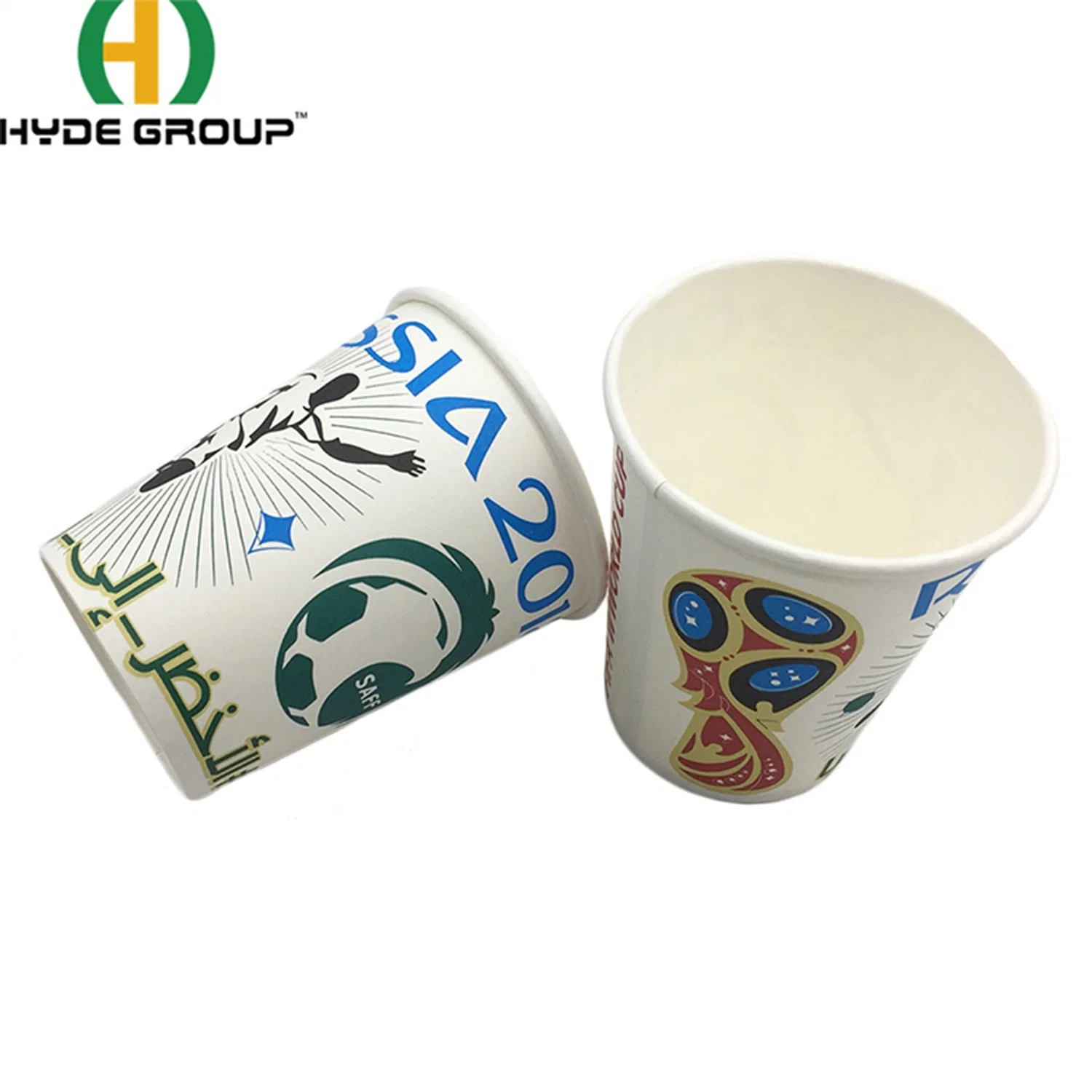 Qatar World Cup Supplies Single Wall Paper Cups Wholesales Biodegradable Paper Mugs