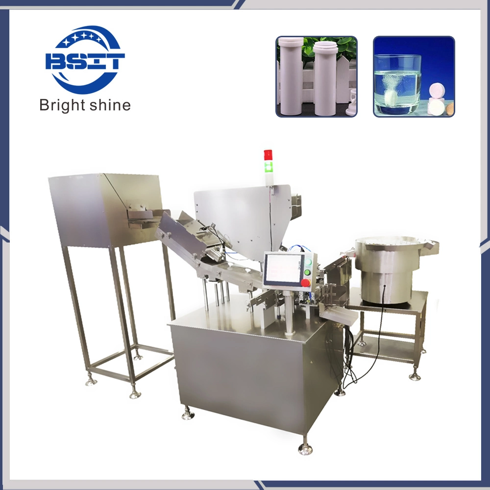 Capacity 40 Tube/Min High quality/High cost performance Effervescent Tablets Filling Sealing Capping Packing Machine