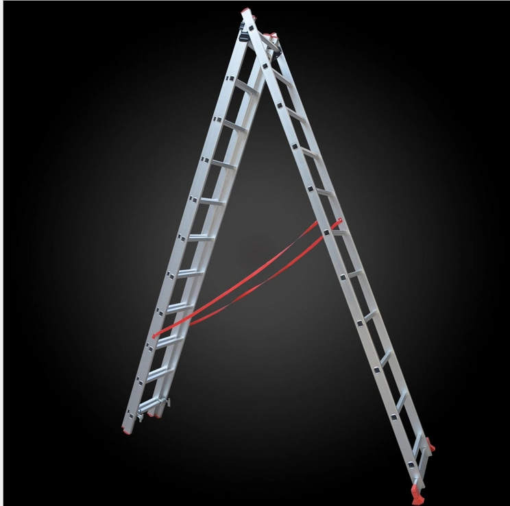 3 Parts Multi-Purpose Aluminum Extension Firefighting Ladder