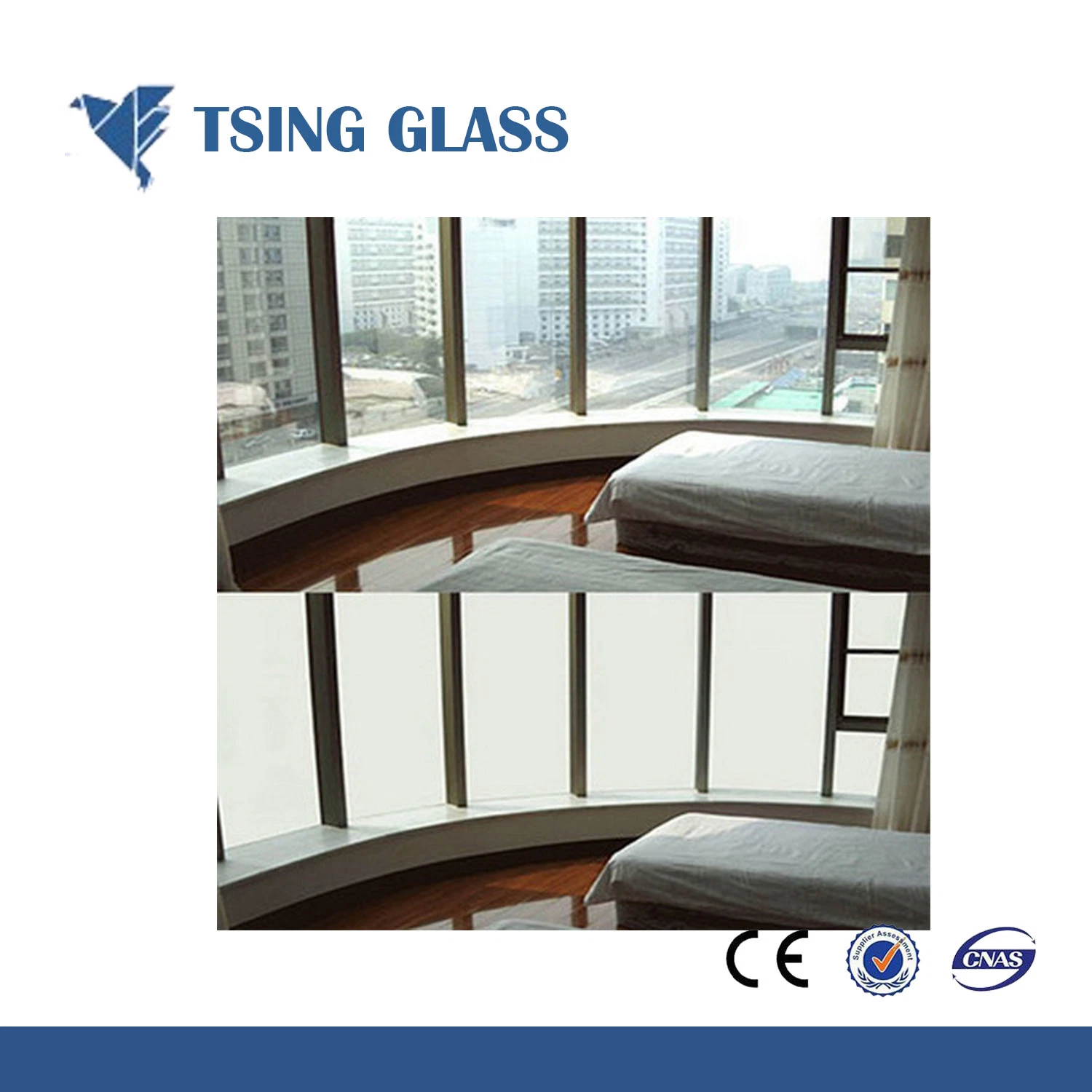 Tsing Glass Smart Film with SGS/Ce/ISO Certificate