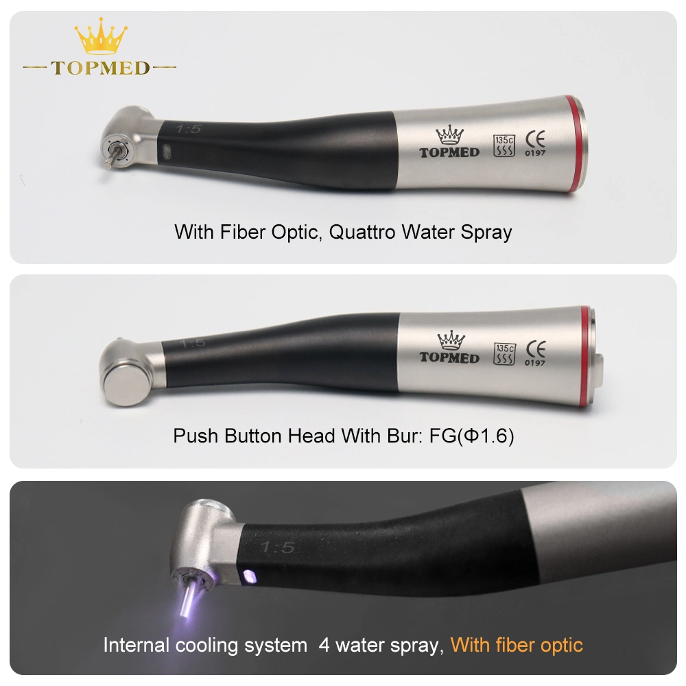 Titanium Fiber Optic Internal Cooling System Dental Equipment Handpiece