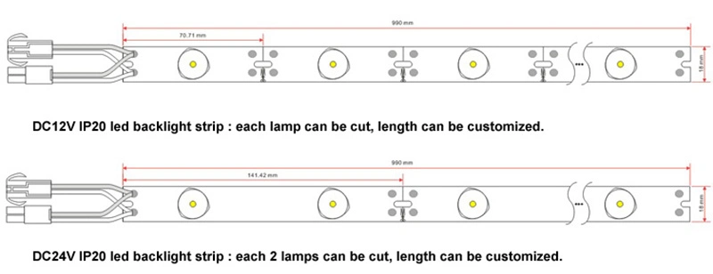 مصابيح LED عالية السطوع 14/ M LED بار خفيف، طولي، ألومنيوم، طولي، IP65 إضاءة مرحلة الشريط الخارجي