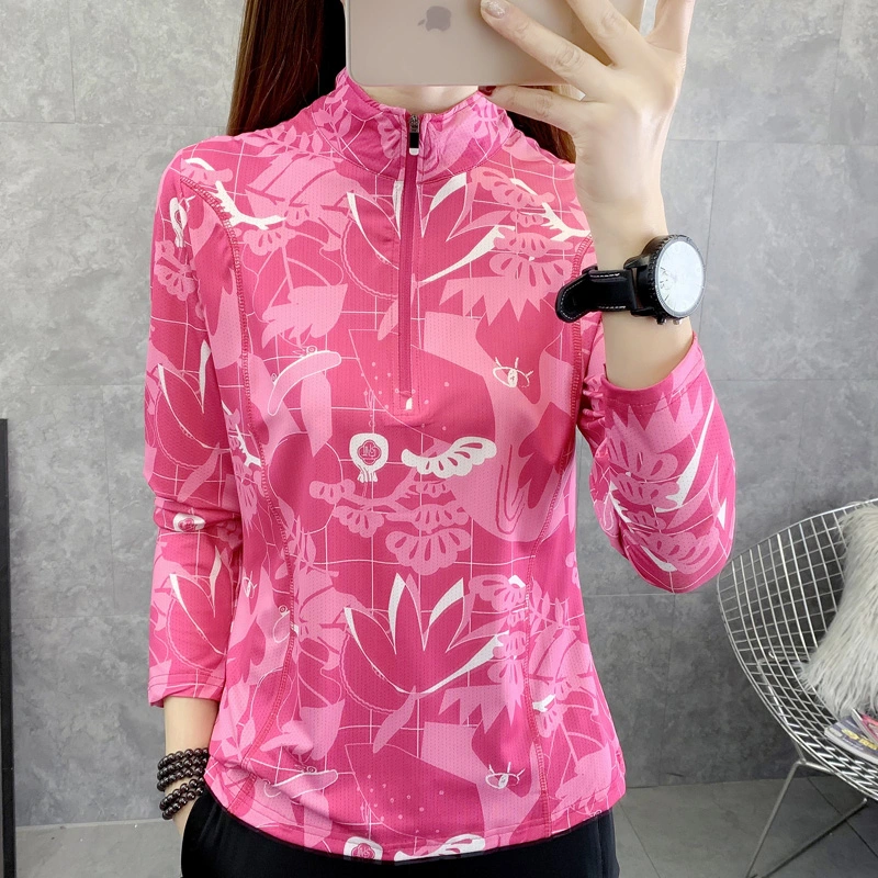 Outdoor Camouflage Quick-Drying Clothes for Women Elastic Leisure Sports
