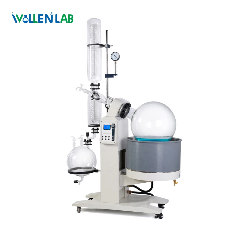 50L Digital Display Pilot Scale Electric Heating Crystallizer Rotary Evaporator