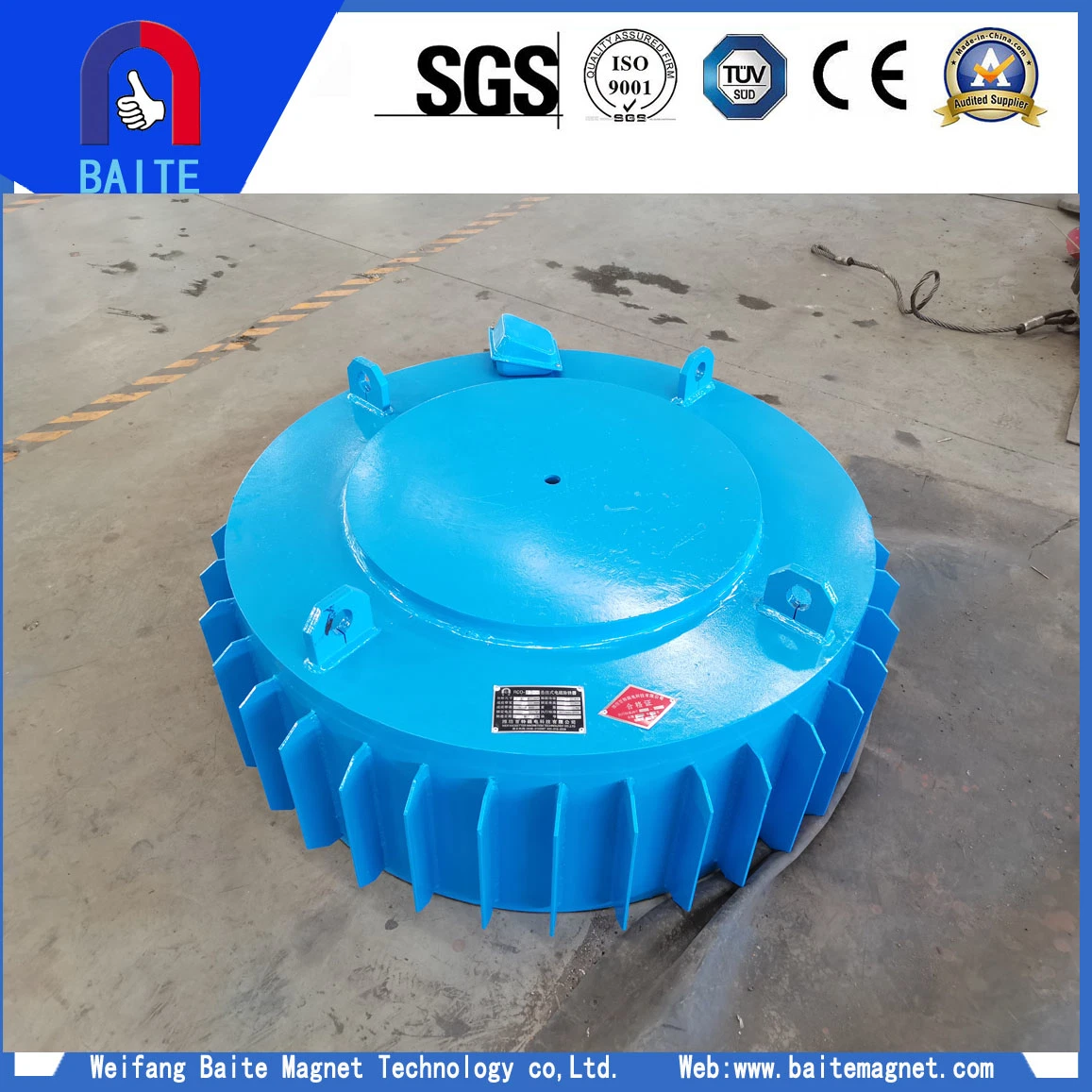 Dry High Intensity Electric Magnetic Iron Separator for Coal Crusher