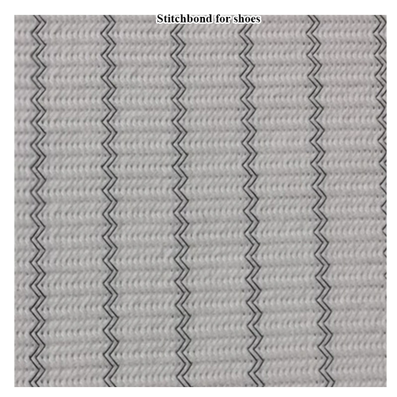 nonwoven Fabric 14f RPET Stitchbond Polyester Stitchbond Nonwoven для Плата на подошве