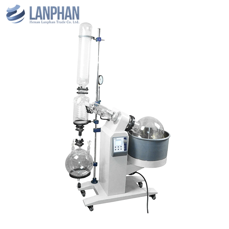 Lab Vacuum Crystallizer Equipment Rotavapor Rotovap Parts Mini Rotary Evaporator Set with Chiller and Circulating Pump