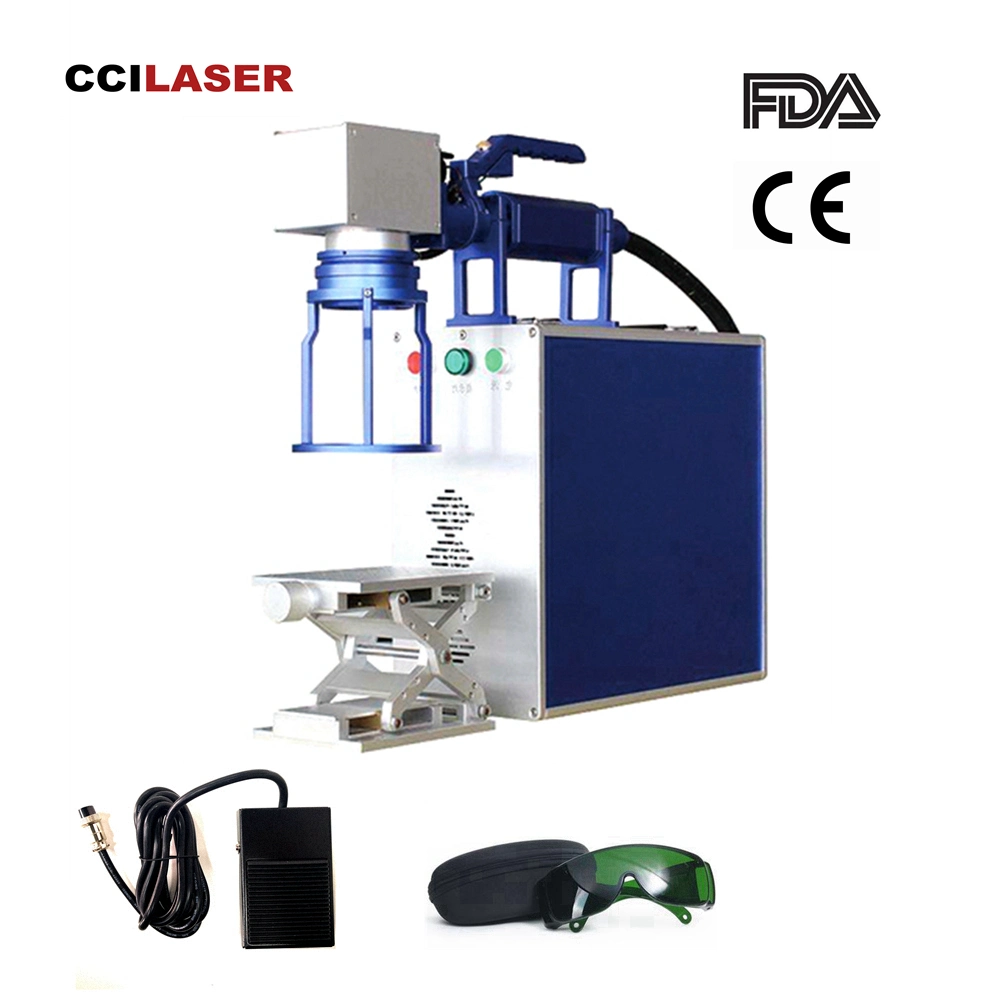 الألياف/CO2/UV/Mopa Laser Marking Machine/Engraving Equipment/Logo Printing Machine for Metal/Plastic/Glass/Jewellery/Jewellery