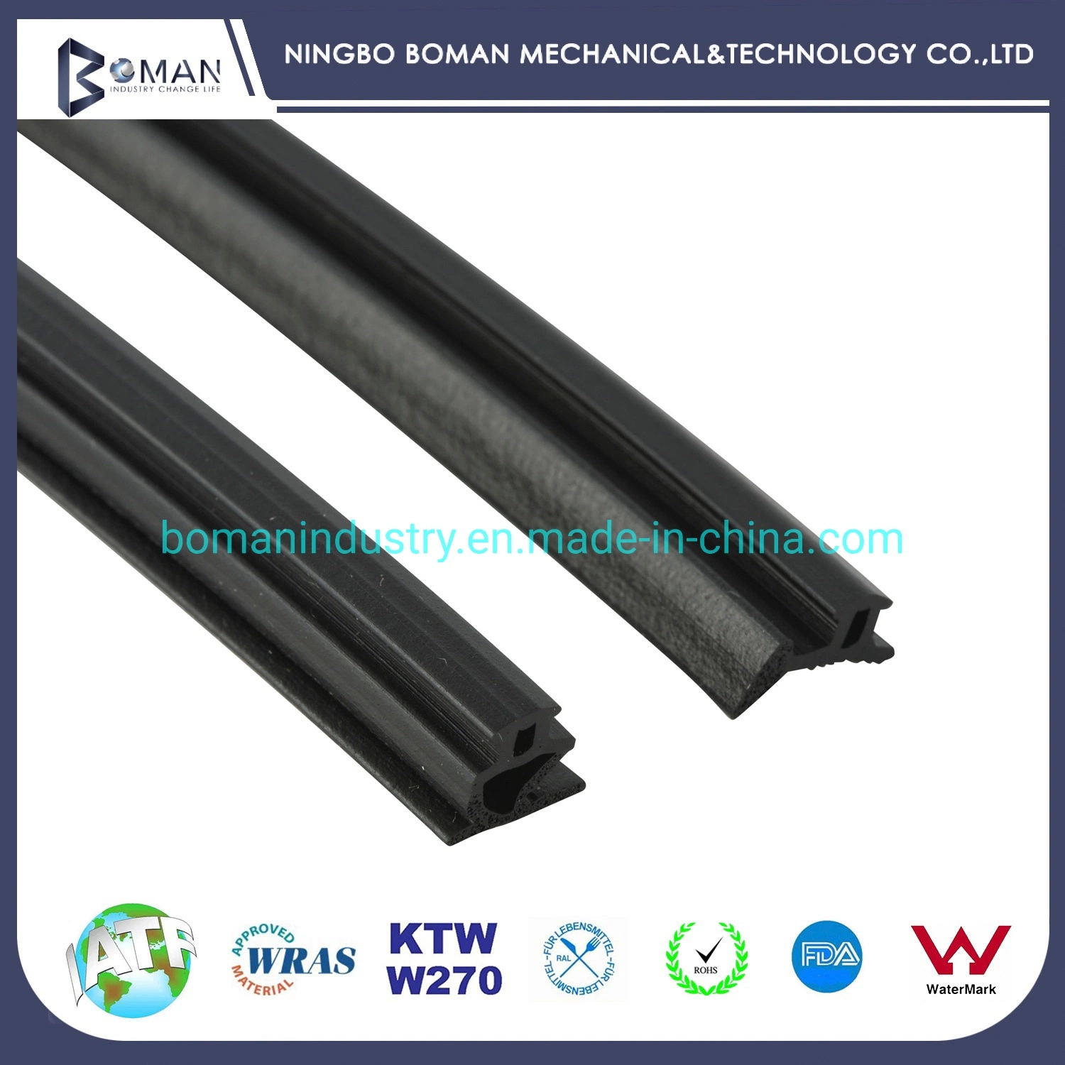 Install Rubber EPDM Trim Seal Strip for Car Doors