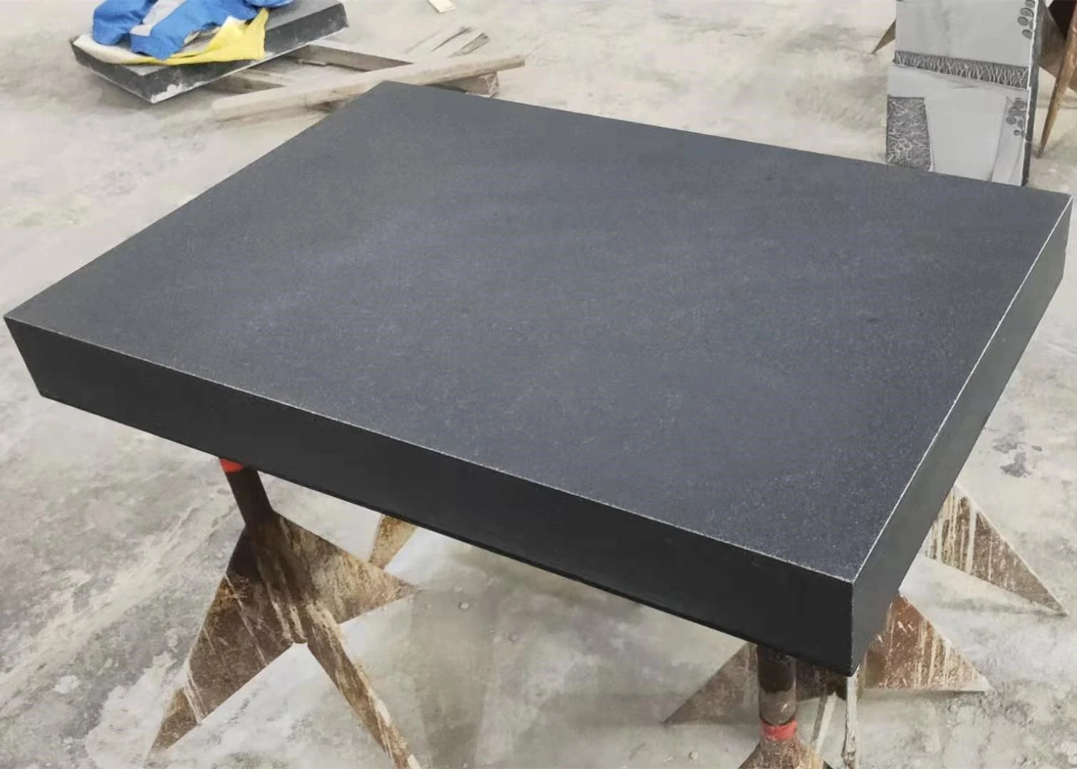 Black Precision Granite Surface Plate Laboratory Measuring Tool