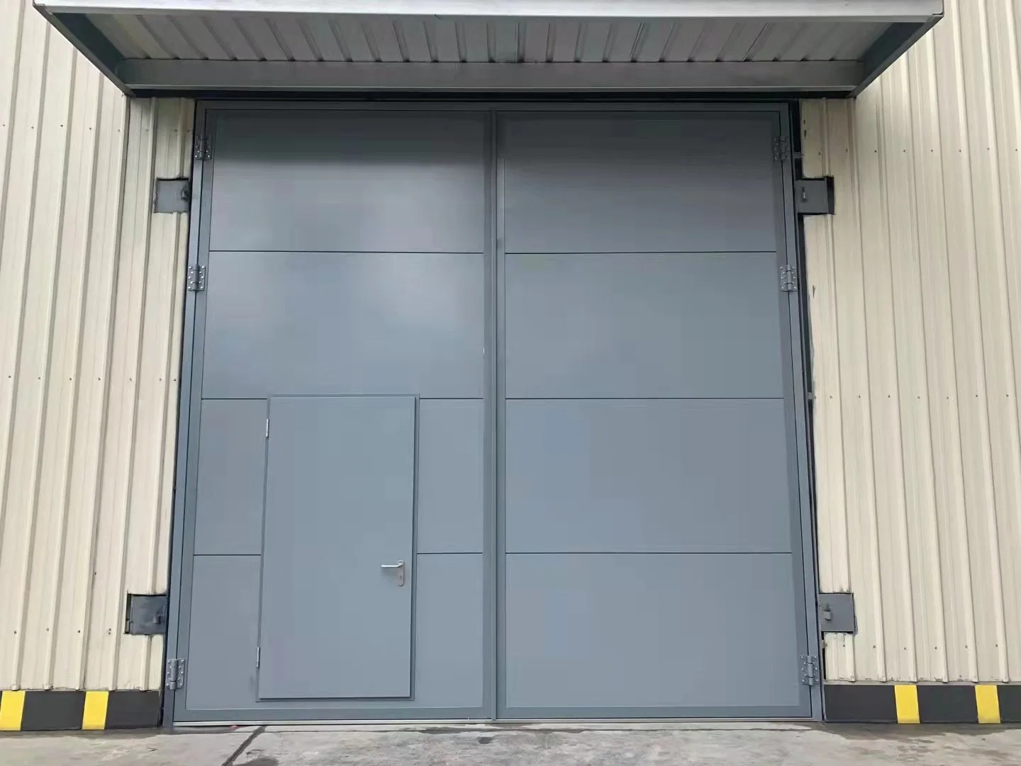 Outdoor Exterior Interior Hollow Metal Iron Entry Steel Entrance Security Safety Emergency Exit Fire Door with 1.5 Hrs