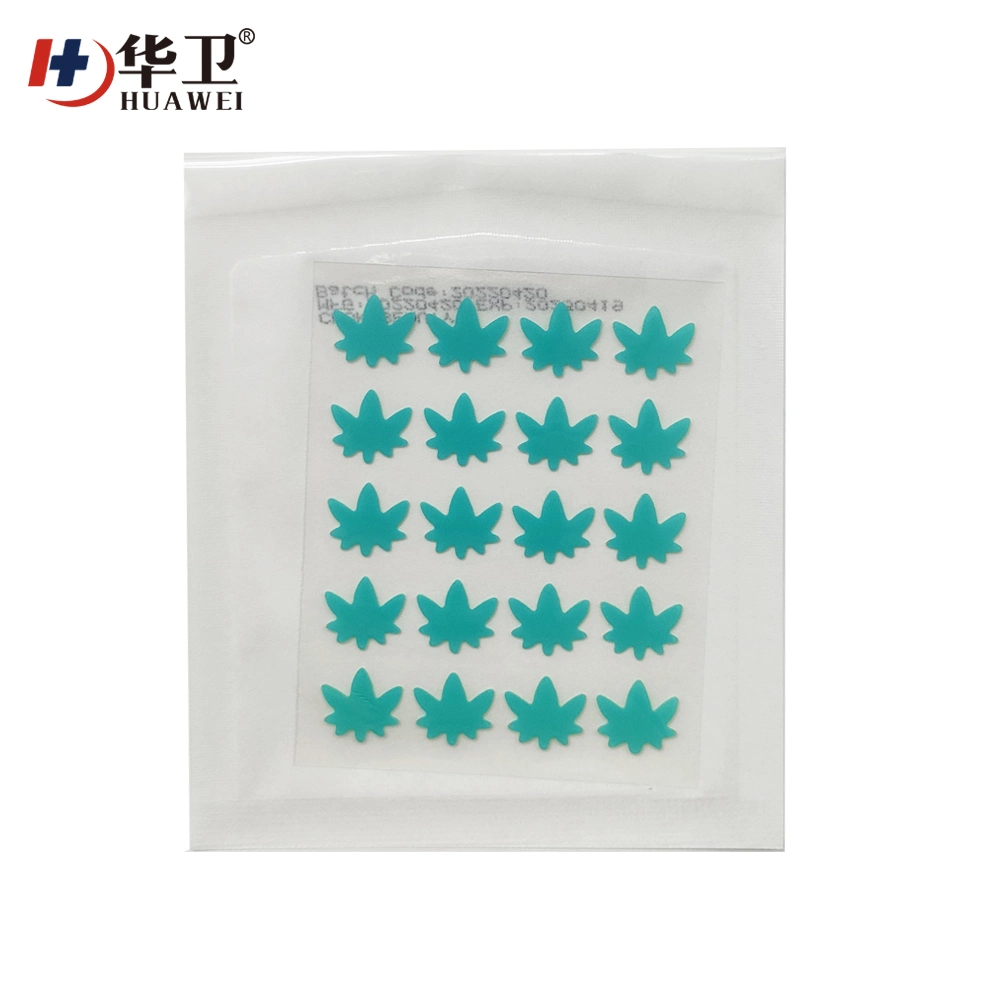 Traitement de la peau feuilles personnalisées acné hydrocolloïde bouton Patch absorber le visage Soins