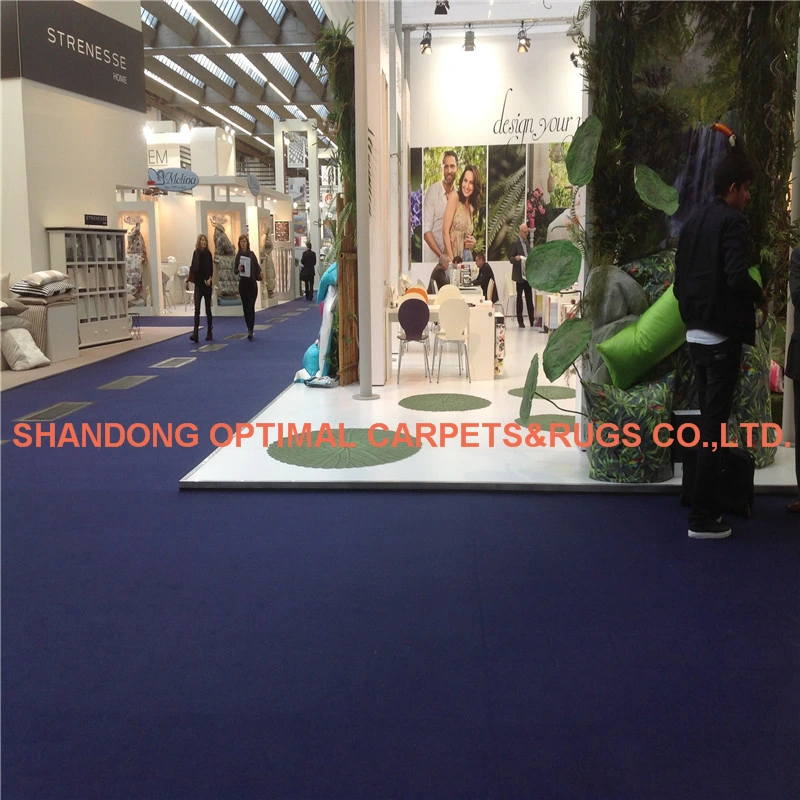 Hot Sale 100% Polyester Plain Non Woven Fabric Exhibition Carpet