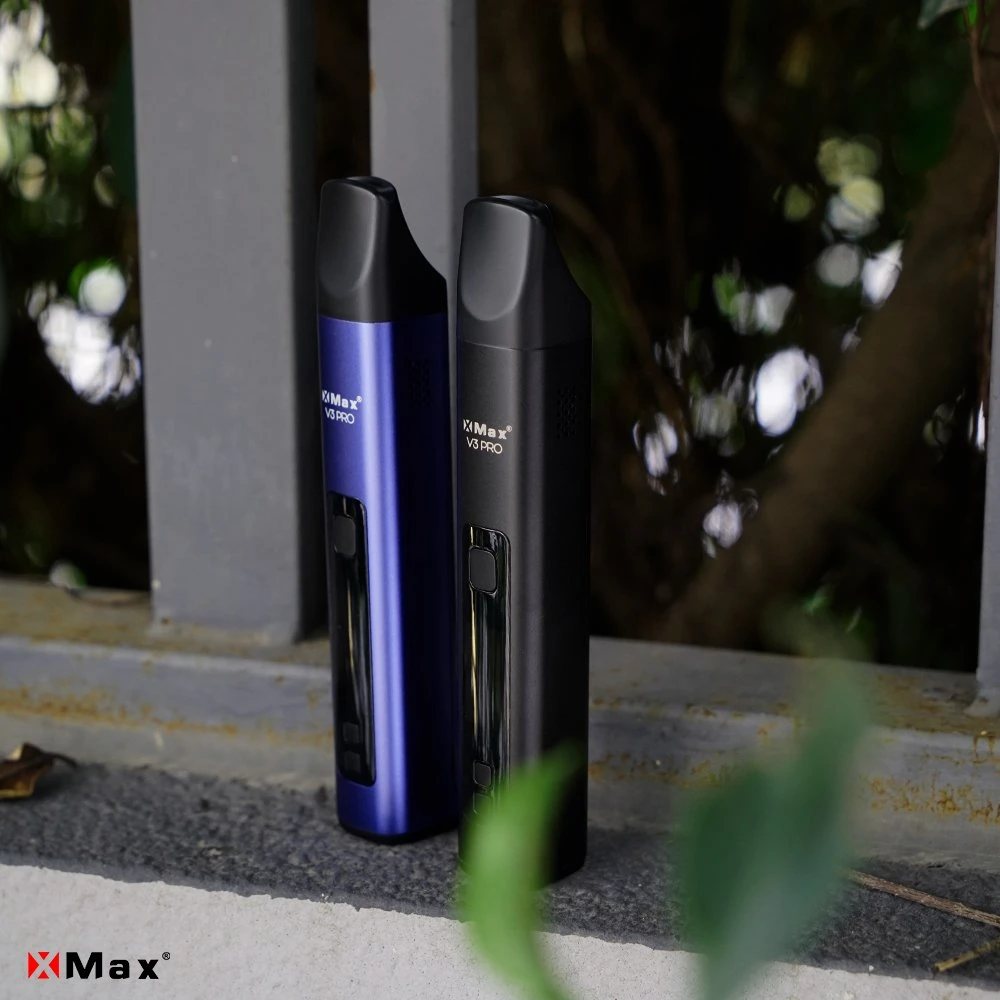 Xmax V3 PRO 100% Aire aislado flujo vía Calefacción de convección Tecnología sabor puro y nubes pesadas Hierbas secas y concentrados Vaporizador personalizado