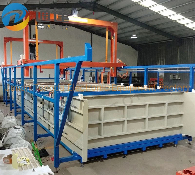 Semi-Auto Nickel Zinc Copper Electroplating Machine Hang Plating Production Equipment