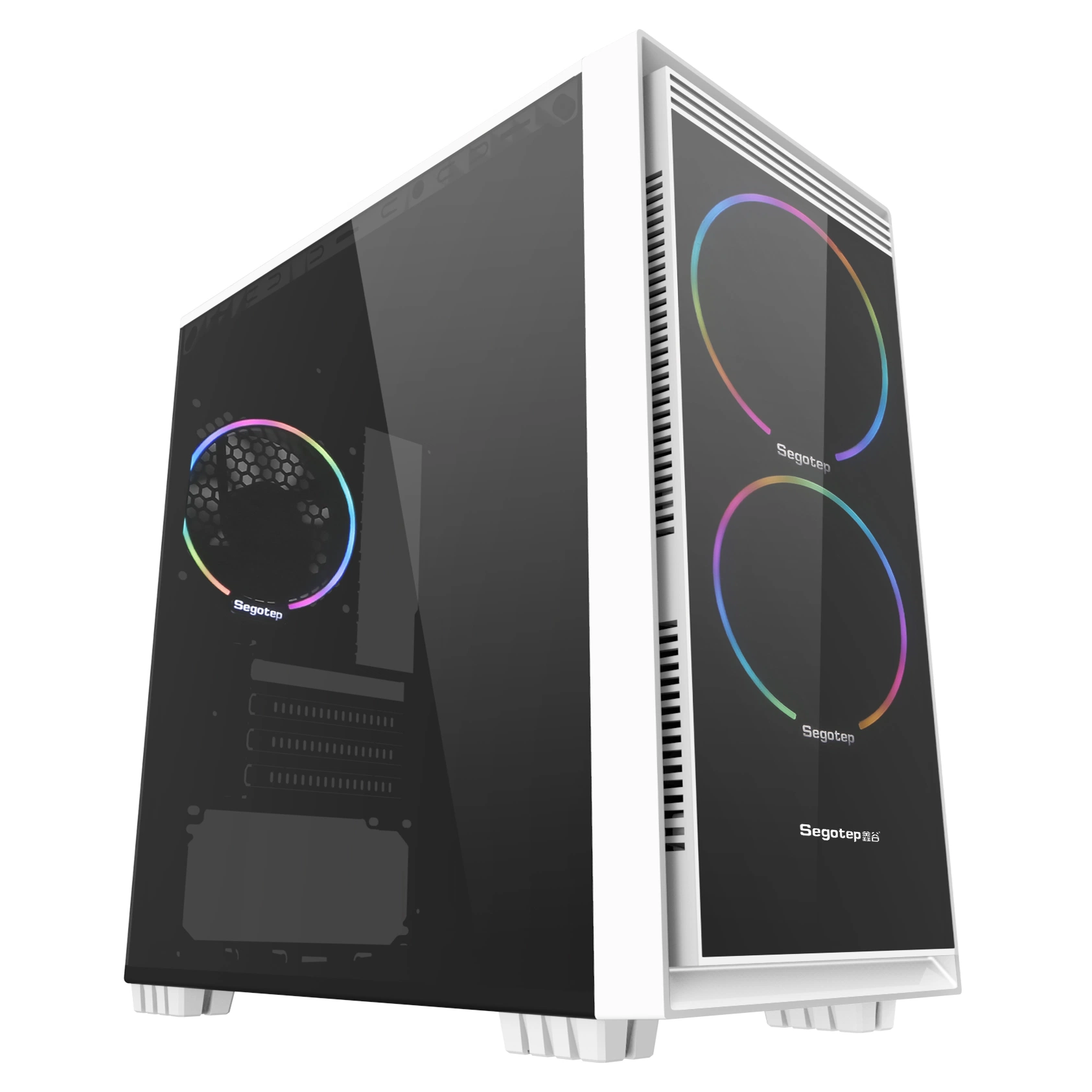 White Matx Desktop Computer Tower Case