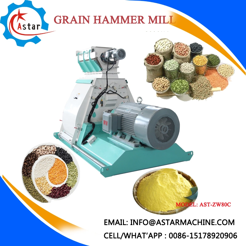 Manufacture Biomass Wood Chips Cereal Grains Chicken Duck Cattle Livestock Poultry Animal Feed Hammer Mill Corn Grinding Hammer Mill