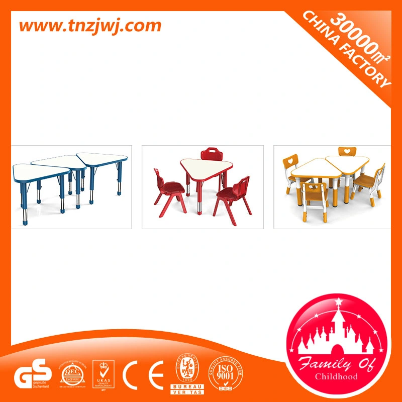 Garderie de gros meubles Table chaise en plastique pour l'école