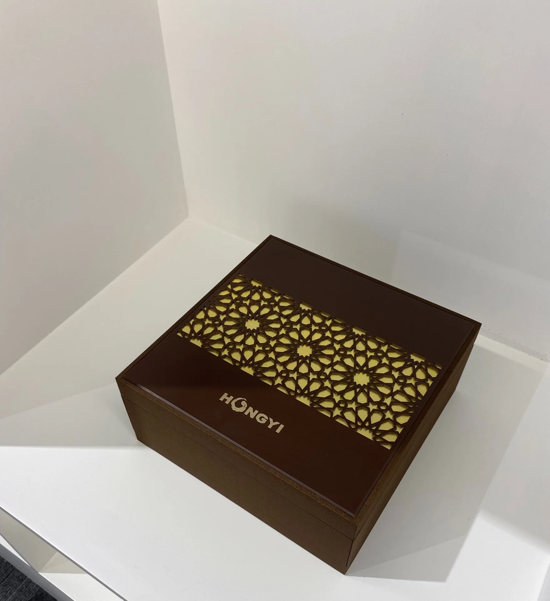 Impresión offset UV fragancia del perfume de Regalo de madera Embalaje Embalaje Logotipo estampado