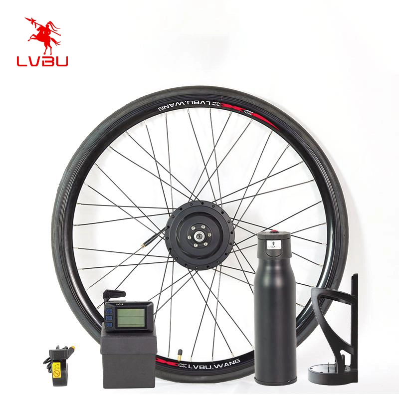 Cheap 36V 250W Electric Bike Kit Lvbu 28 Inch Front Wheel Motor 80cc Bicycle Engine Kit Electric Start