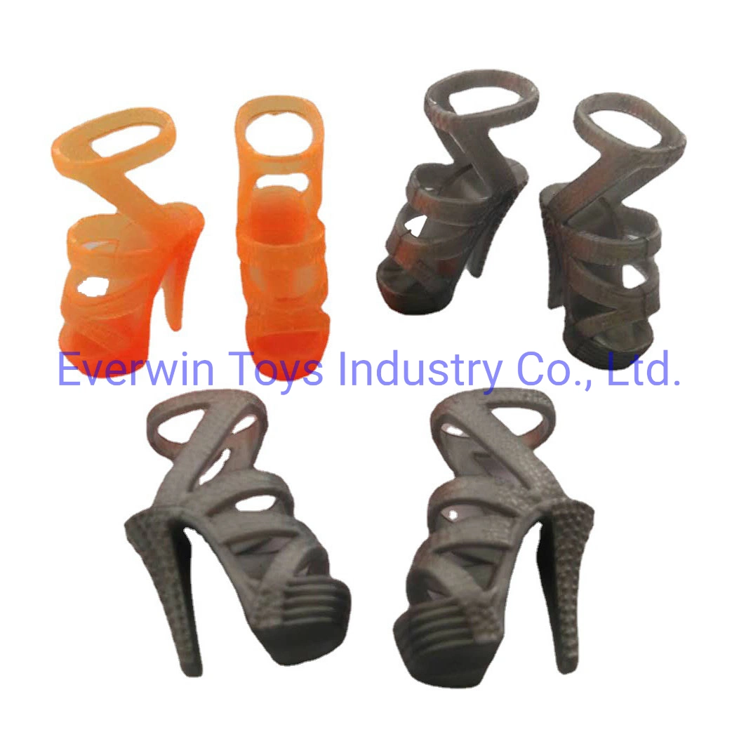 Factory Supply Doll Accessory Plastic Band Shoes Dolls Shoe