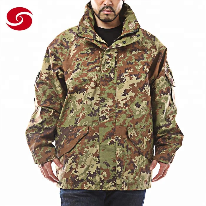 Italian Camouflage Waterproof Military Army Tactical Combat Jacket