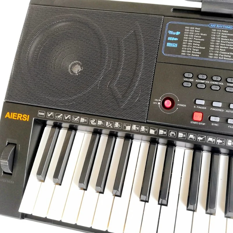 Multifunción Aiersi adulto de la Iglesia órgano electrónico, y el 61 de teclado Piano Digital portátil USB