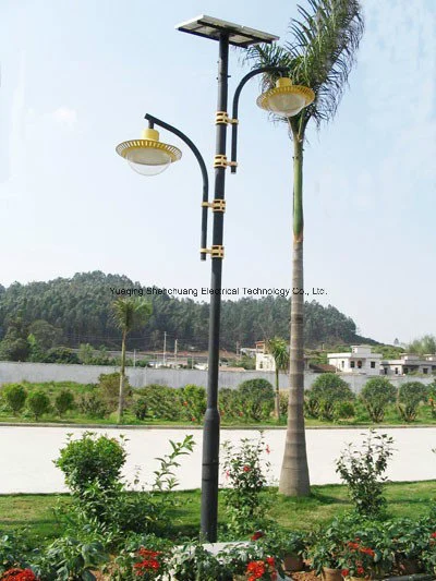 Outdoor LED Courtyard Solar Street Lamps for Yard Garden Path Landscape