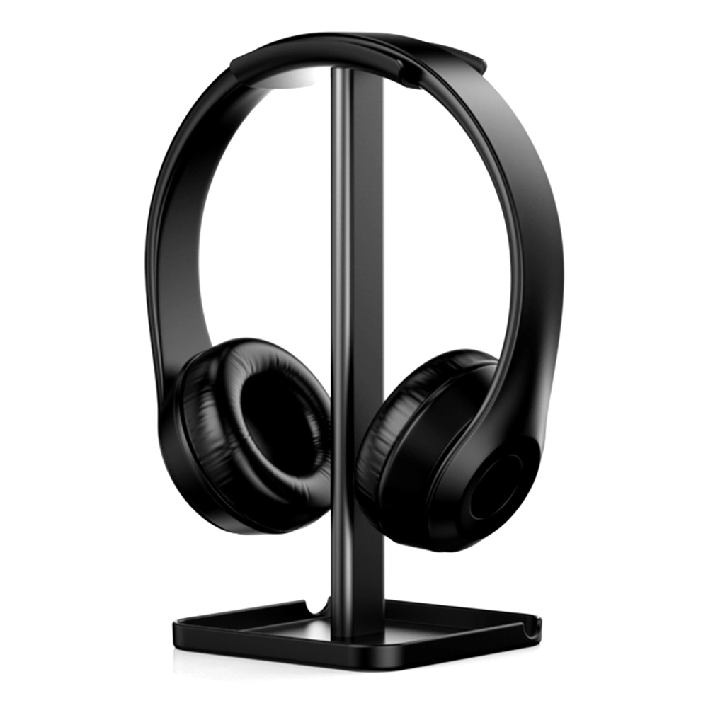 Z10 Desktop Over-Ear Support pour casque casque ABS+TPU titulaire montage avec une base solide - noir