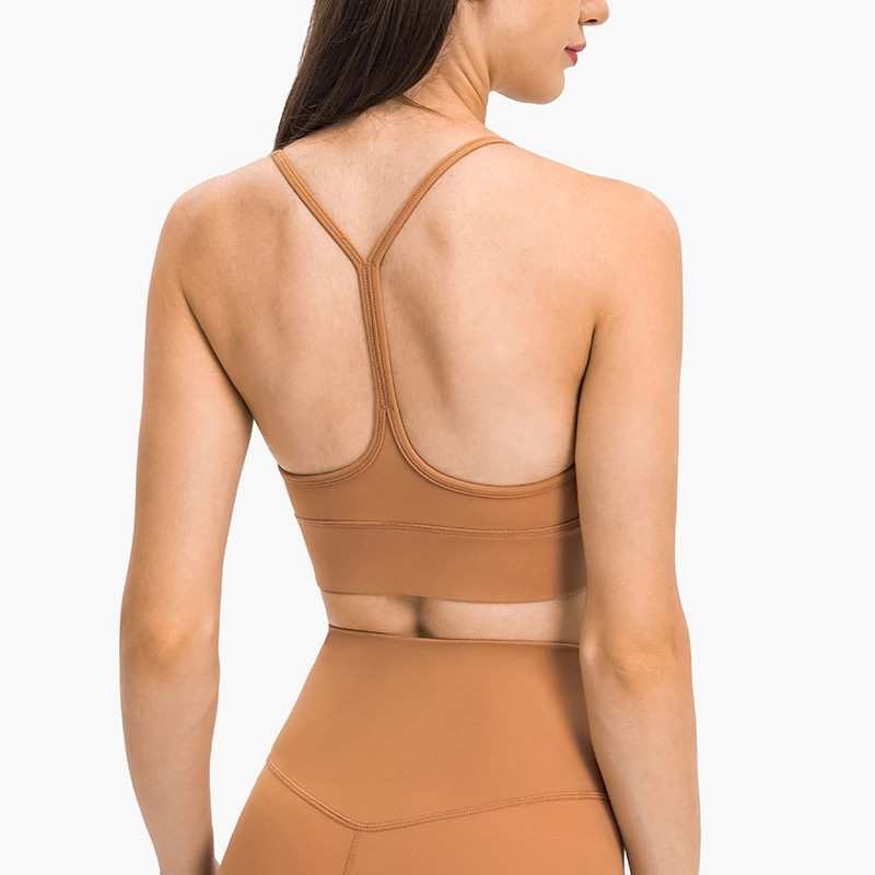 Nouveau soutien-gorge de sport de course pour femmes, sexy, dos en forme de Y, soutien-gorge de sport de yoga anti-chocs.