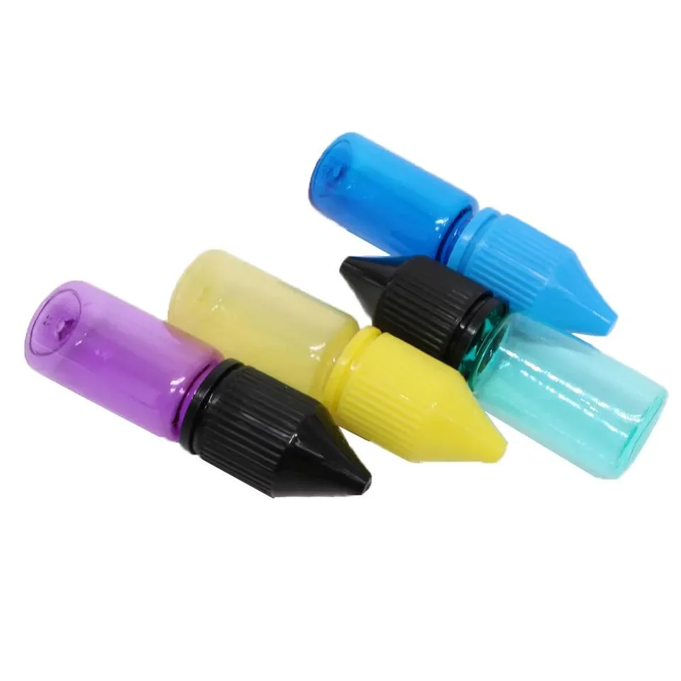 30ml de la grasa de color negro con botellas de PET Squeeze Tamper Evident Cap