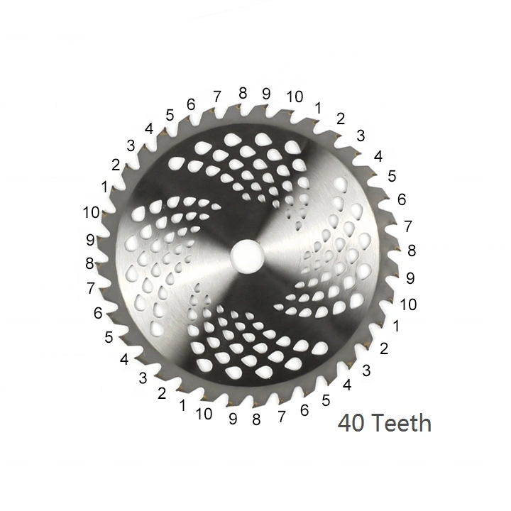 40 зубьев тст мини-травяных пилы лепестковая циркулярная сплава резак для многофункциональных электрической пилы