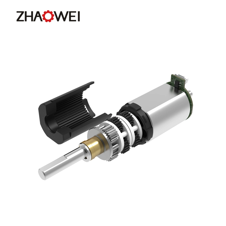 Zhaowei 12mm 12V 150rpm DC Gear Motor for Smart Door Lock